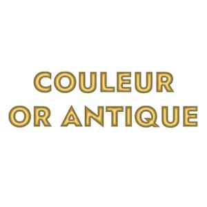 Pampille ou breloque main de fatma couleur or antique-19mm